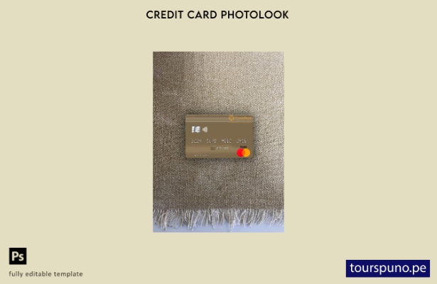 listo para imprimir Mongolia TransBank of Mongolia mastercard photolook plantill